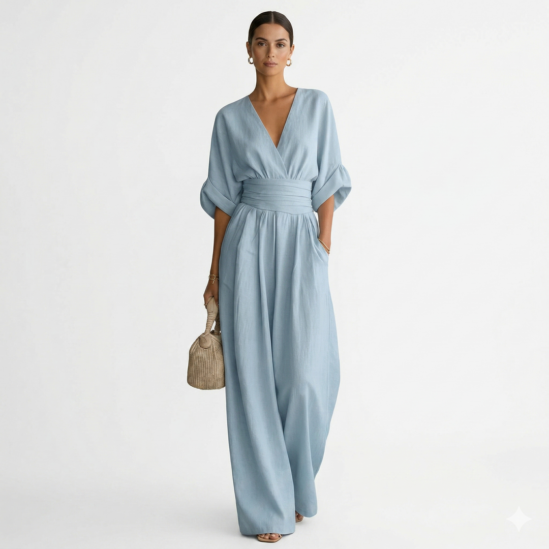 Cheska™ | Elegantní overal s lehkým splýváním