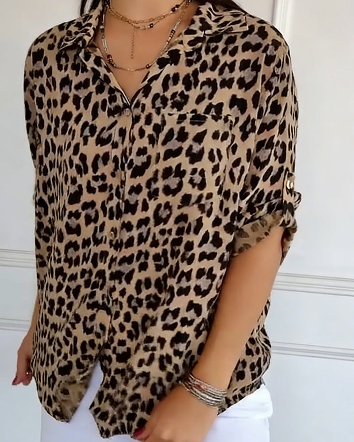 Susan | Módní blůzy s leopardím potiskem