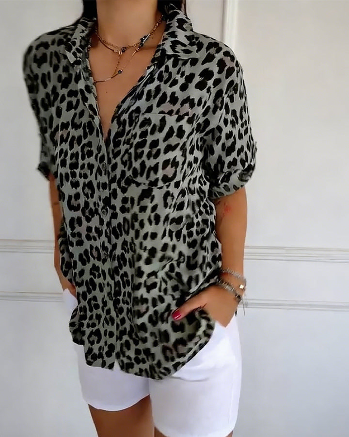 Susan | Módní blůzy s leopardím potiskem