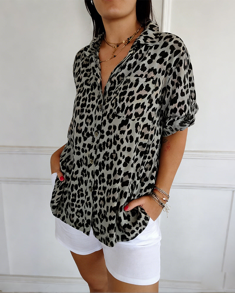 Susan | Módní blůzy s leopardím potiskem