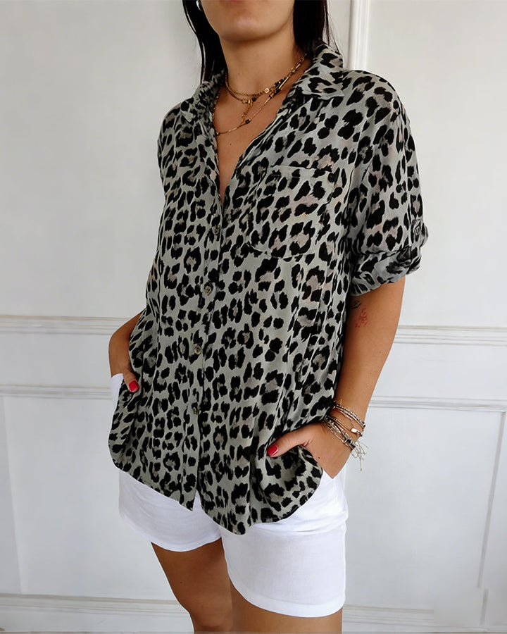 Susan | Módní blůzy s leopardím potiskem