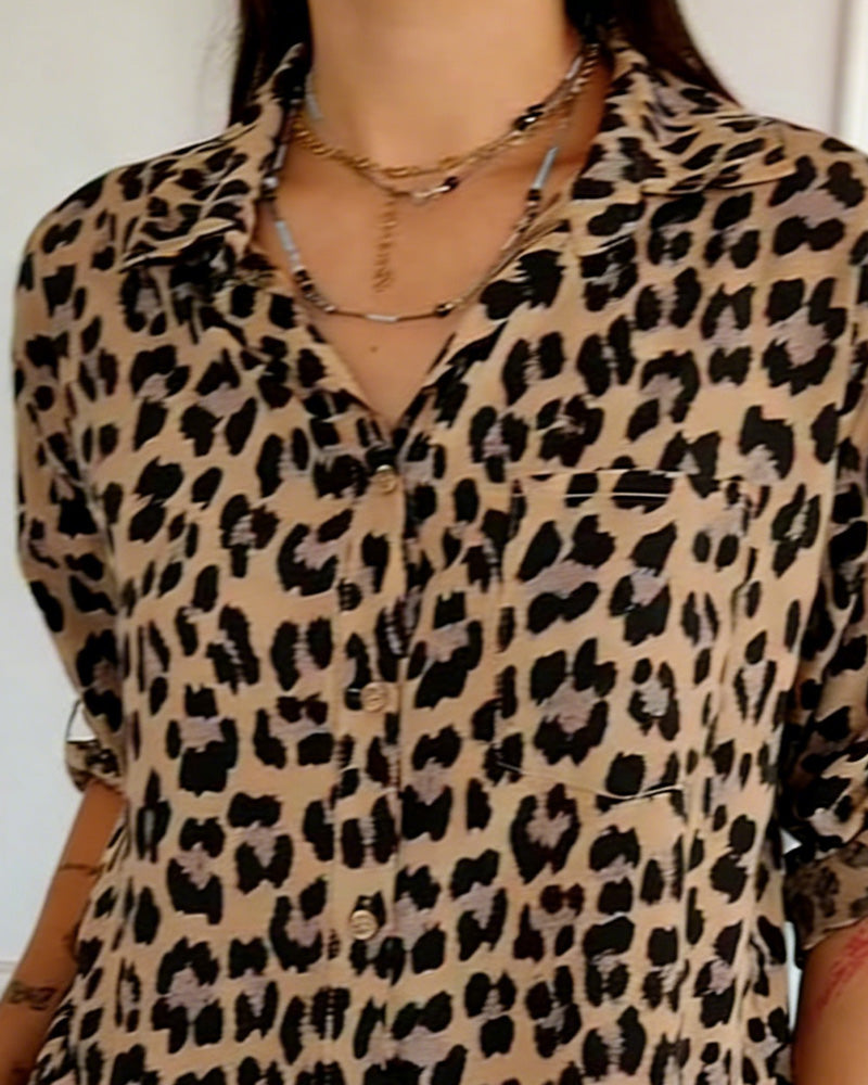 Susan | Módní blůzy s leopardím potiskem