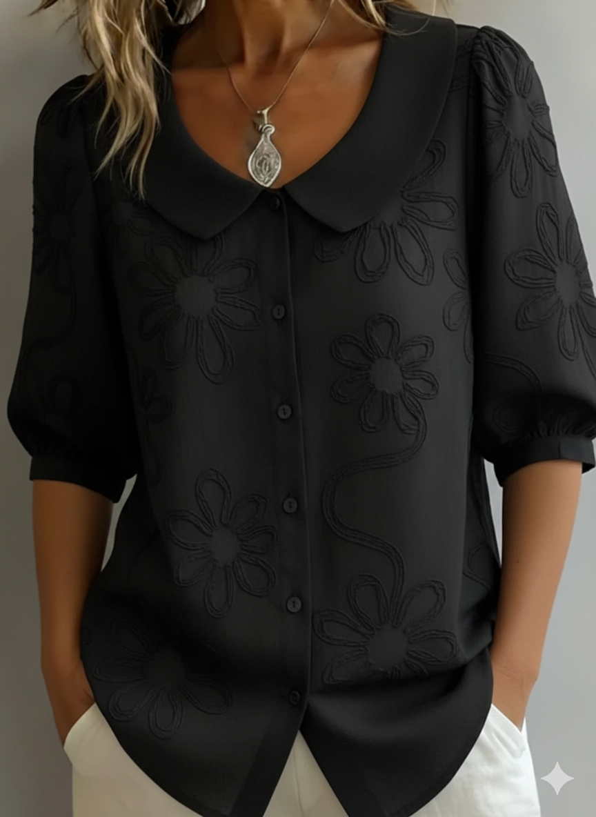 Aurélie™ — Elegantní květinová lehká blůza