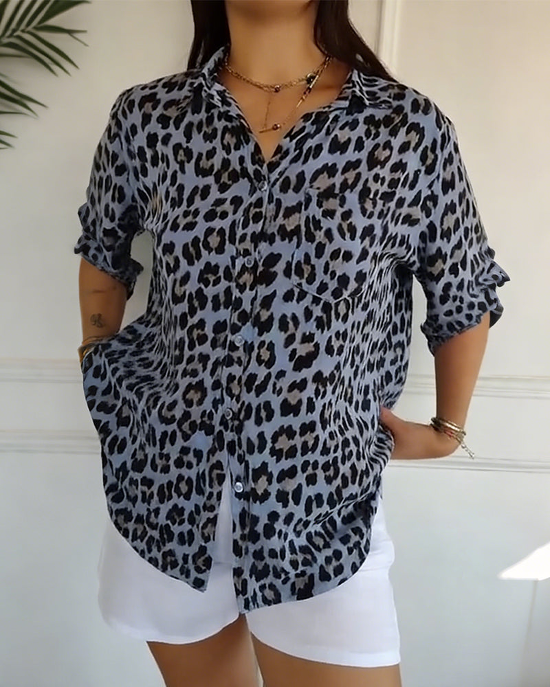 Susan | Módní blůzy s leopardím potiskem