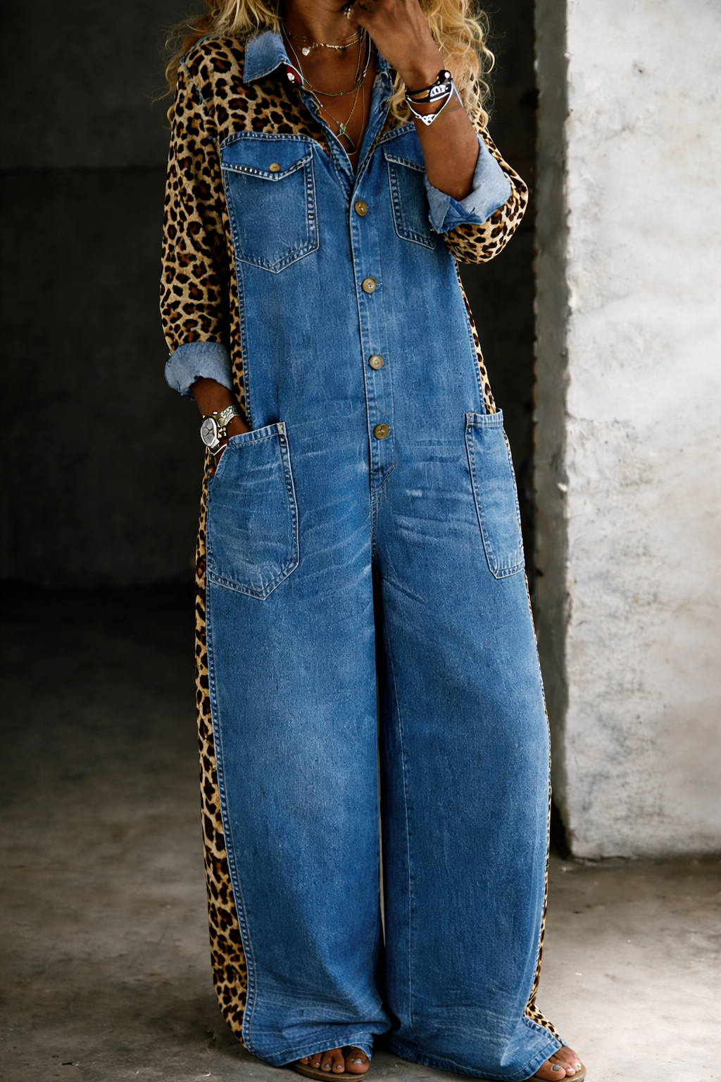 Amanda | Kombinéza z denimu One Piece