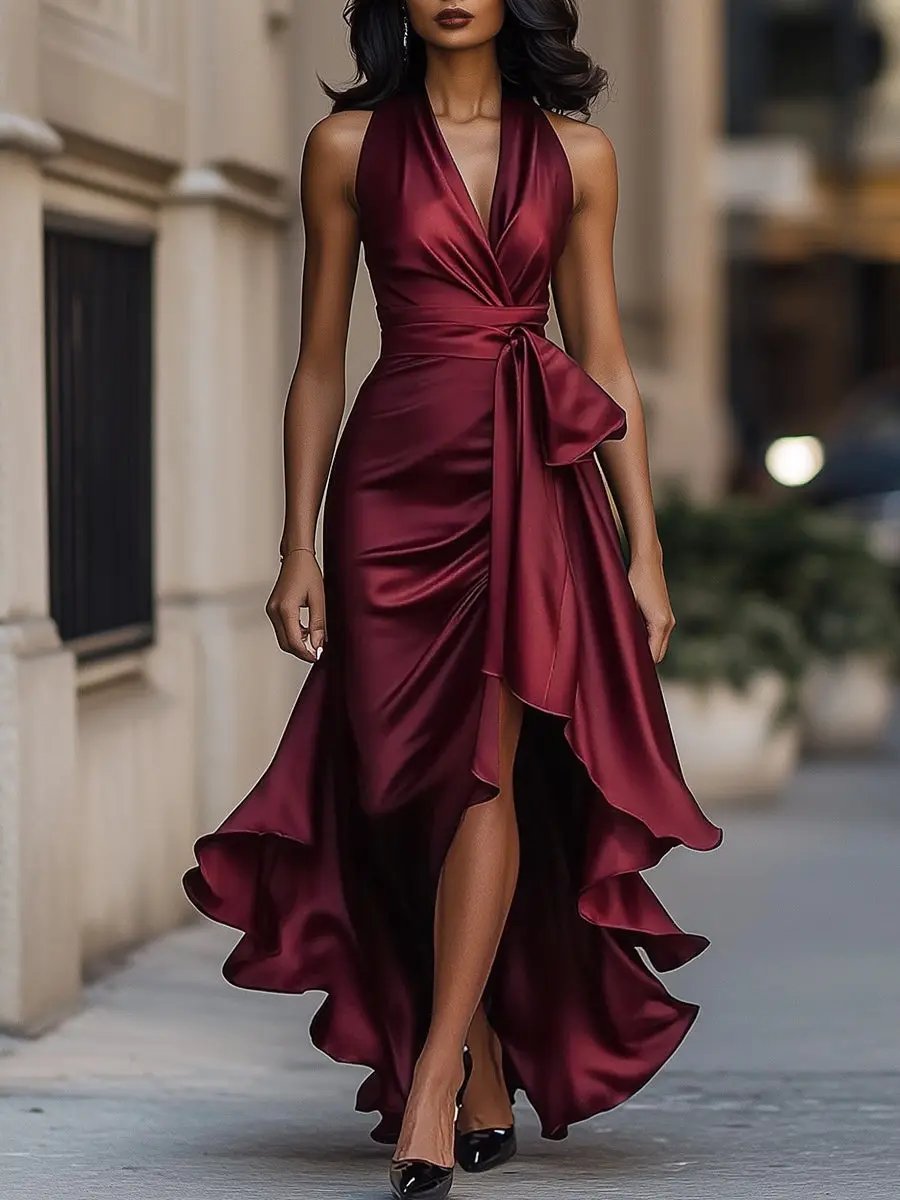 Audrey™ | Elegantní halter večerní šaty