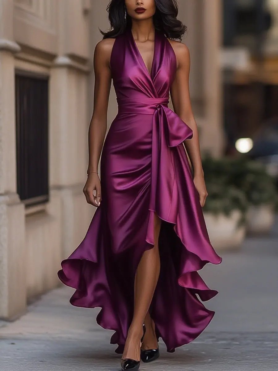 Audrey™ | Elegantní halter večerní šaty