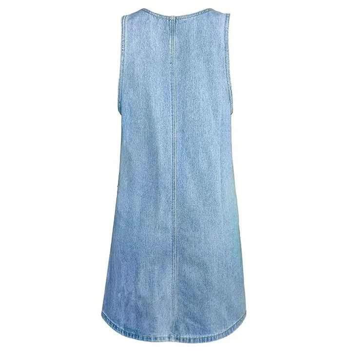Saylor™ | Uvolněné šaty v denimovém vzhledu