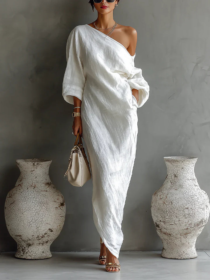 Melisa | Asymetrické maxi šaty, elegantní a lehké