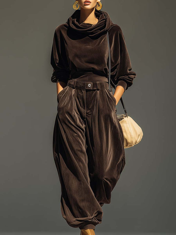 Scarlett | Volný Velour Set