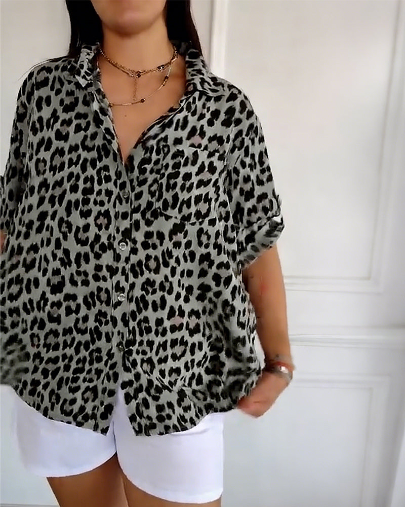 Susan | Módní blůzy s leopardím potiskem