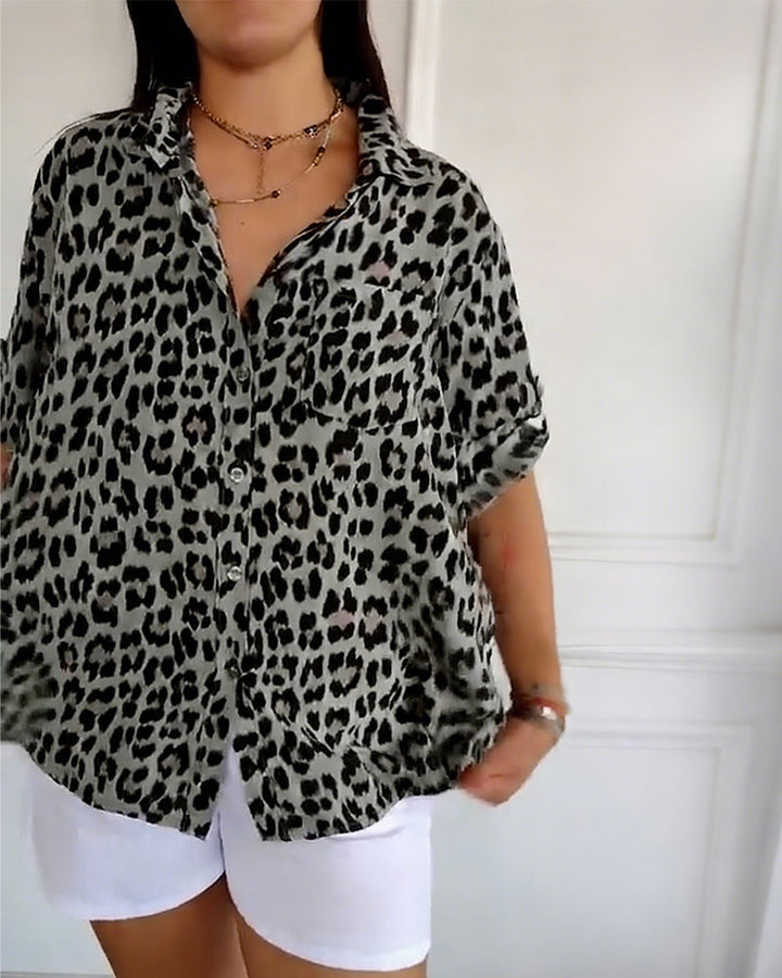 Susan | Módní blůzy s leopardím potiskem