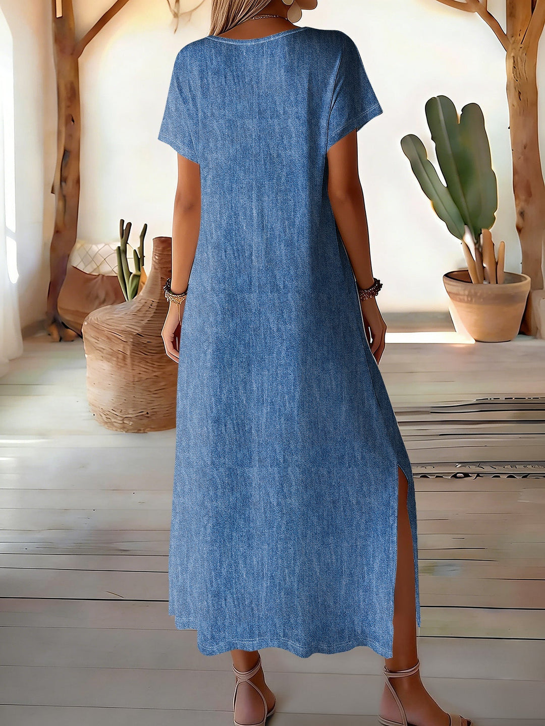 Helen™ | Stylové retro šaty z denimu