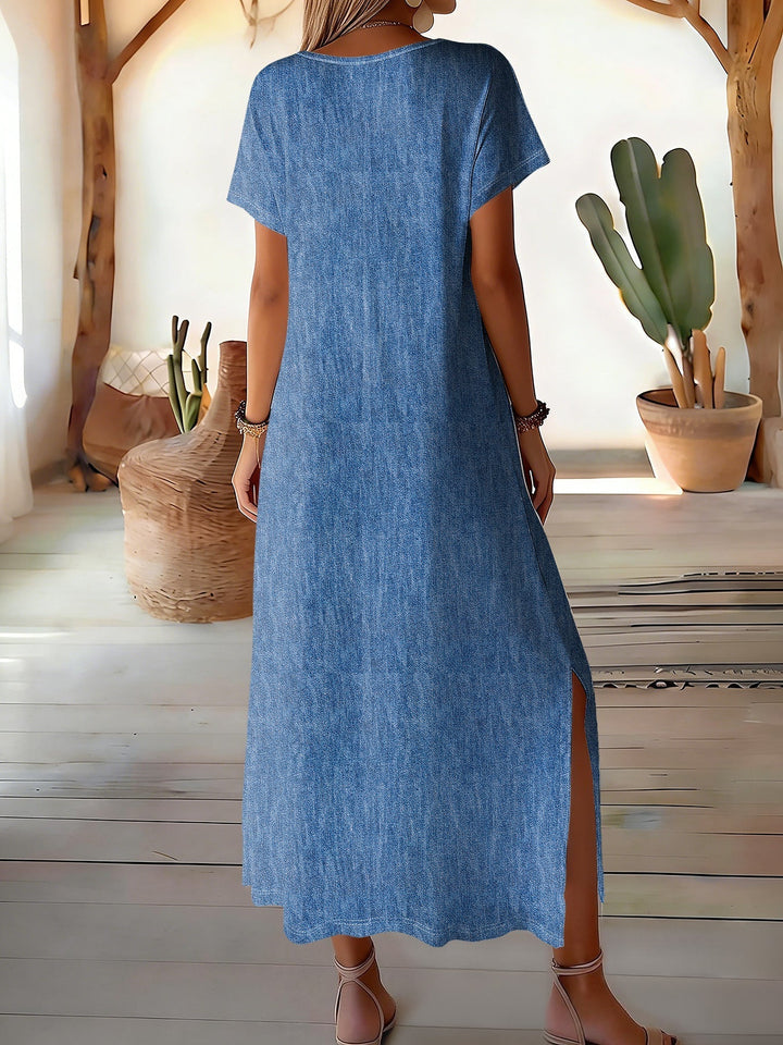 Helen™ | Stylové retro šaty z denimu