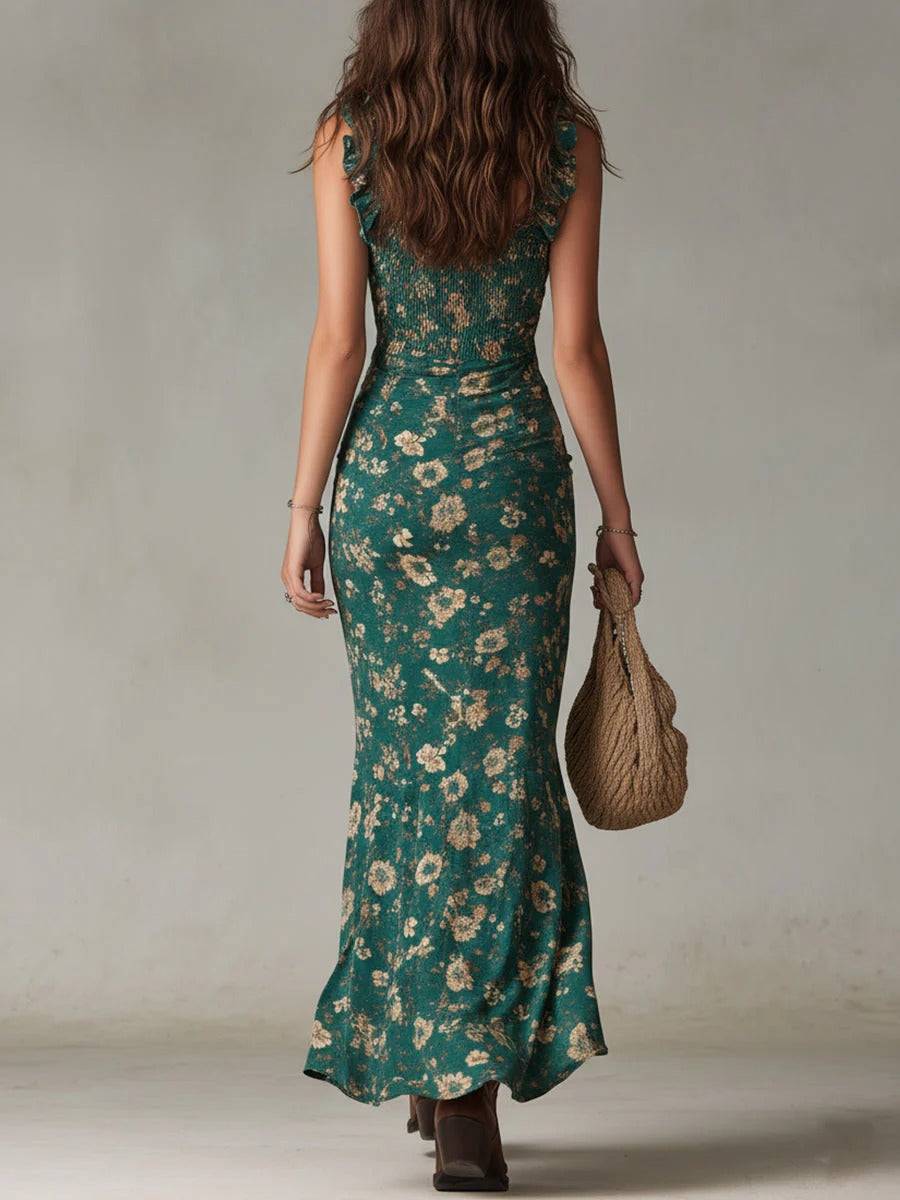 Zara™ | Bohemian Květinové Maxi Šaty