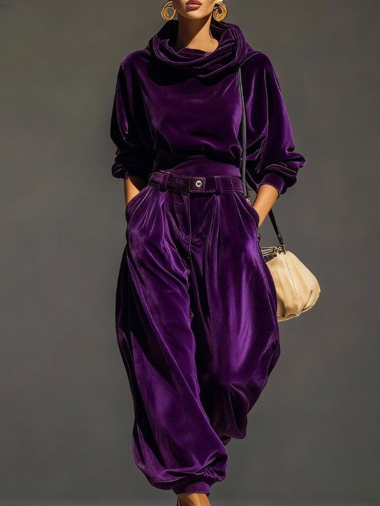 Scarlett | Volný Velour Set