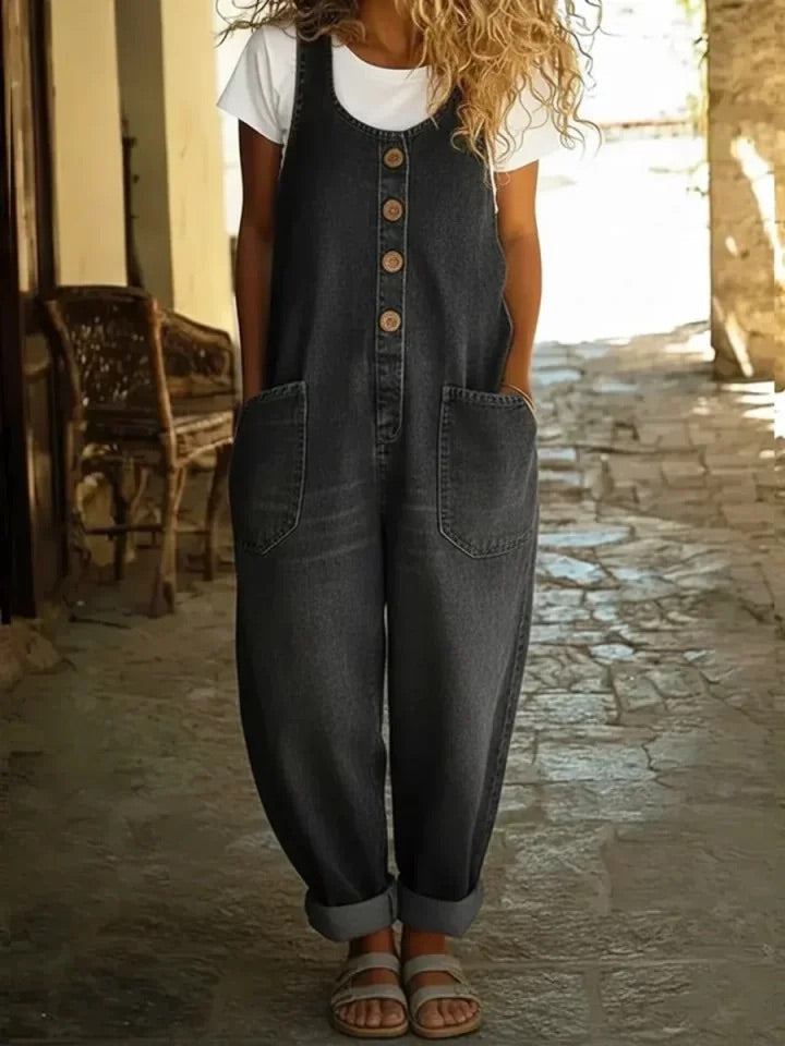 Ruth™ | Vintage Oprané Bavlněné Džínové Kapsáče